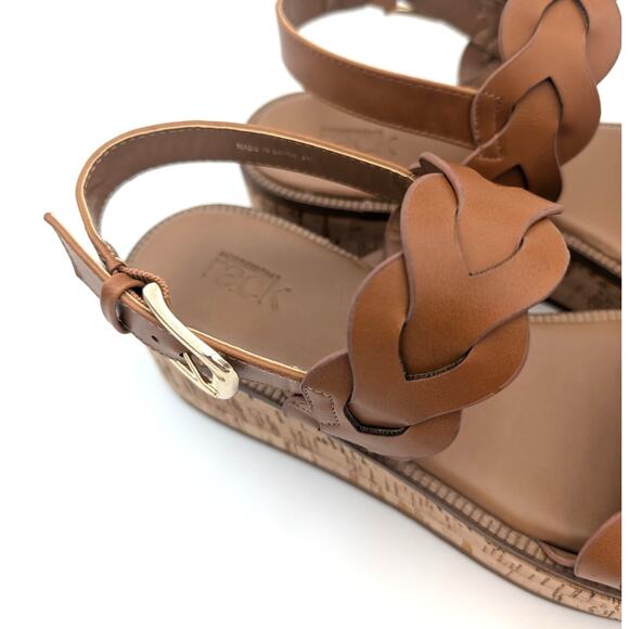 Nordstrom Rack Pennie Braided Platform Sandal Women's Brown Size US8M - Picture 9 of 9